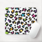 Regenbogen-Leopard-Muster Mousepad (Mit Mouse)