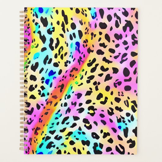 Regenbogen Leopard Planer (Vorderseite)