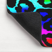 regenbogen_leopard_print-modifiziert mousepad (Ecke)