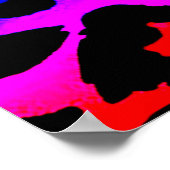 regenbogen_leopard_print-modifiziert poster (Ecke)