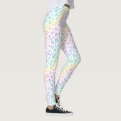 Regenbogen-Leopard-Tierdruck Leggings (Rechts)