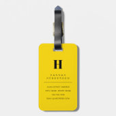 Regenbogen-Leoparden-Gepäckanhänger Gepäckanhänger (Rückseite vertikal)
