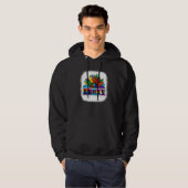 Regenbogen Lesben Gay Pride Monat Sonnenblume Hoodie (Vorne ganz)
