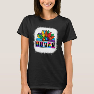 Regenbogen Lesben Gay Pride Monat Sonnenblume T-Shirt