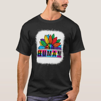 Regenbogen Lesben Gay Pride Monat Sonnenblume T-Shirt