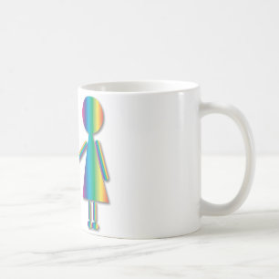 Regenbogen-Lesben-Liebe Kaffeetasse