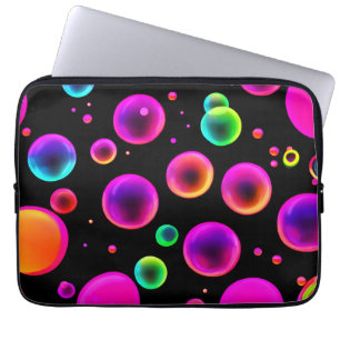 Regenbogen Leuchtende Blasen Traum Laptopschutzhülle