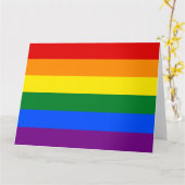 Regenbogen (LGBT) Karte (Gelbe Blume)