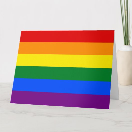 Regenbogen (LGBT) Karte (Vorderseite)