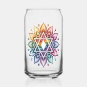 Regenbogen LGBT Stolz Gay Pride Dosenglas (Vorderseite)