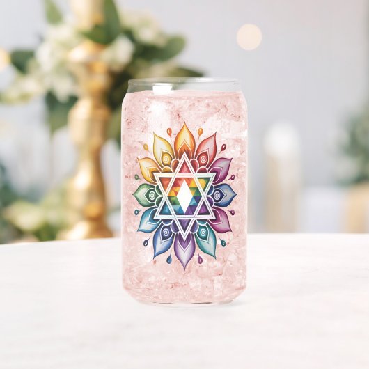 Regenbogen LGBT Stolz Gay Pride Dosenglas (Insitu (Hochzeit))