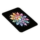 Regenbogen LGBT Stolz Gay Pride Magnet (Rechte Seite)