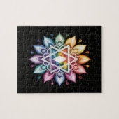 Regenbogen LGBT Stolz Gay Pride Puzzle (Horizontal)