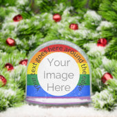 Regenbogen lgbtq Custom Foto Snow Globe Geschenk Schneekugeln (Weihnachten)
