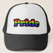 Regenbogen LGBTQ des Stolz-LGBT+ Truckerkappe (Vorderseite)