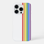 Regenbogen-LGBTQ-Flagge iPhone Hülle (Rückseite)