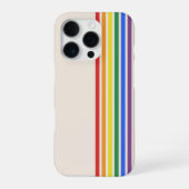 Regenbogen-LGBTQ-Flagge iPhone Hülle (Rückseite)