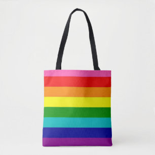 Regenbogen-LGBTQ-Stolz Buntes Geschenk Tasche