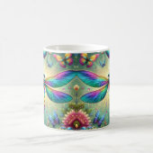 Regenbogen Libelle Kaffeetasse (Mittel)