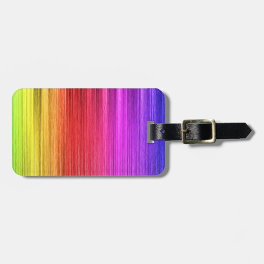 Regenbogen-Licht-Entwurf Gepäckanhänger (Vorderseite horizontal)