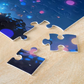 Regenbogen-Lichtbaum-Puzzle Puzzle (Seite)