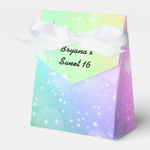 Regenbogen-Lichter Funkeln Partygeschenk-Boxen Geschenkschachtel