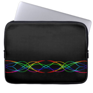 Regenbogen-Lichter Laptopschutzhülle