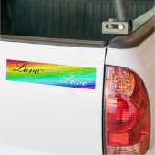 Regenbogen-Liebe Autoaufkleber (Auf Lkw)