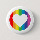 Regenbogen-Liebe Button (Vorderseite)