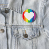 Regenbogen-Liebe. Button (Beispiel)