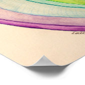 Regenbogen-Liebe Hörermalerei Art Poster Prints (Ecke)