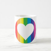 Regenbogen-Liebe Kaffeetasse (Mittel)