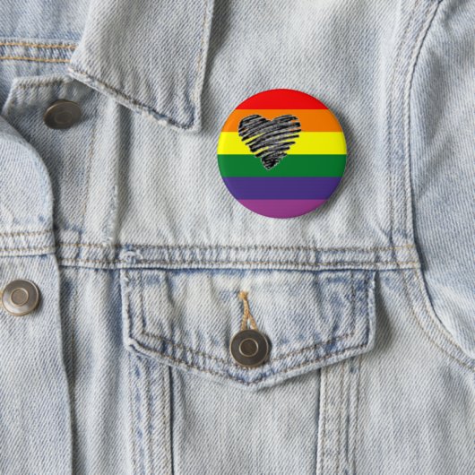 Regenbogen-Liebe-Knopf Button (Beispiel)