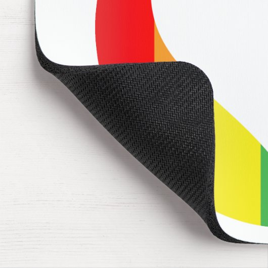 Regenbogen-Liebe Mousepad (Ecke)