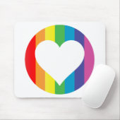 Regenbogen-Liebe Mousepad (Mit Mouse)