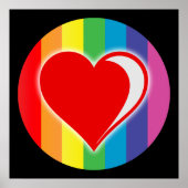 Regenbogen-Liebe. Poster (Vorne)