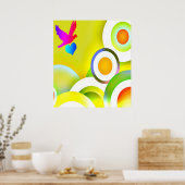 Regenbogen-Liebe Poster (Küche)