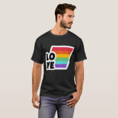 Regenbogen Liebe Pride Monat Freunde T-Shirt (Vorne ganz)