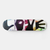 Regenbogen-Liebe Skateboard (Horizontal)