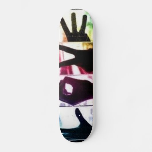 Regenbogen-Liebe Skateboard (Vorderseite)