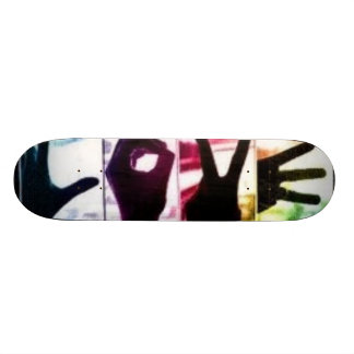Regenbogen-Liebe Skateboard