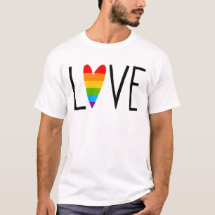Regenbogen-Liebe T-Shirt