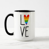 Regenbogen-Liebe Tasse (Links)