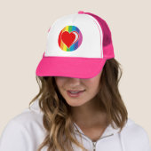 Regenbogen-Liebe. Truckerkappe (Beispiel)