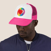 Regenbogen-Liebe. Truckerkappe (Beispiel)