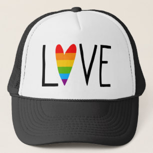 Regenbogen-Liebe Truckerkappe