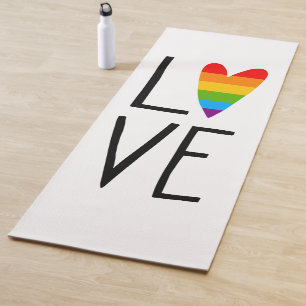 Regenbogen-Liebe Yogamatte