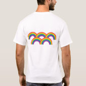 Regenbogen ließen mich ich sein T-Shirt (Rückseite)