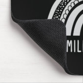 Regenbogen _ Lila militärisches Kinderbewusstsein Mousepad (Ecke)
