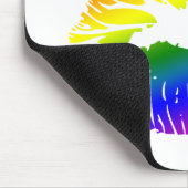 Regenbogen-Lippen 1 Mousepad (Ecke)